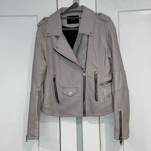 NWOT Faux Leather Moto Jacket
